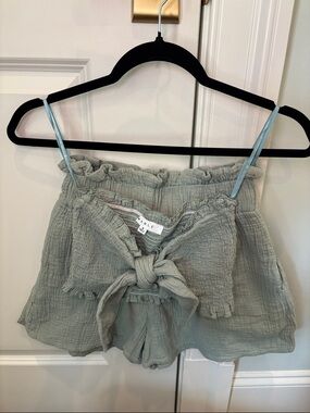 Mable Tie-Front Sage Green Women’s Set